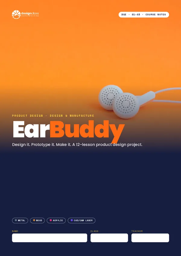 EarBuddy notes cover