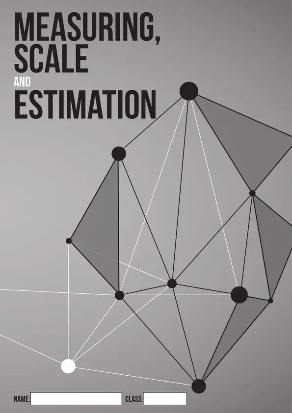 Measuring, Scale and Estimation course notes cover