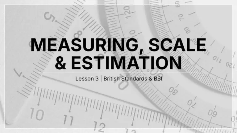 Lesson 3 title slide: British Standards and BSI