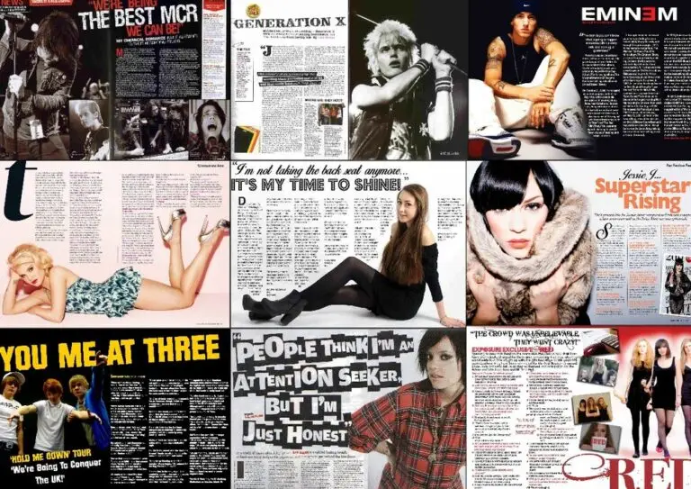 Magazine double-page spreads for layout analysis