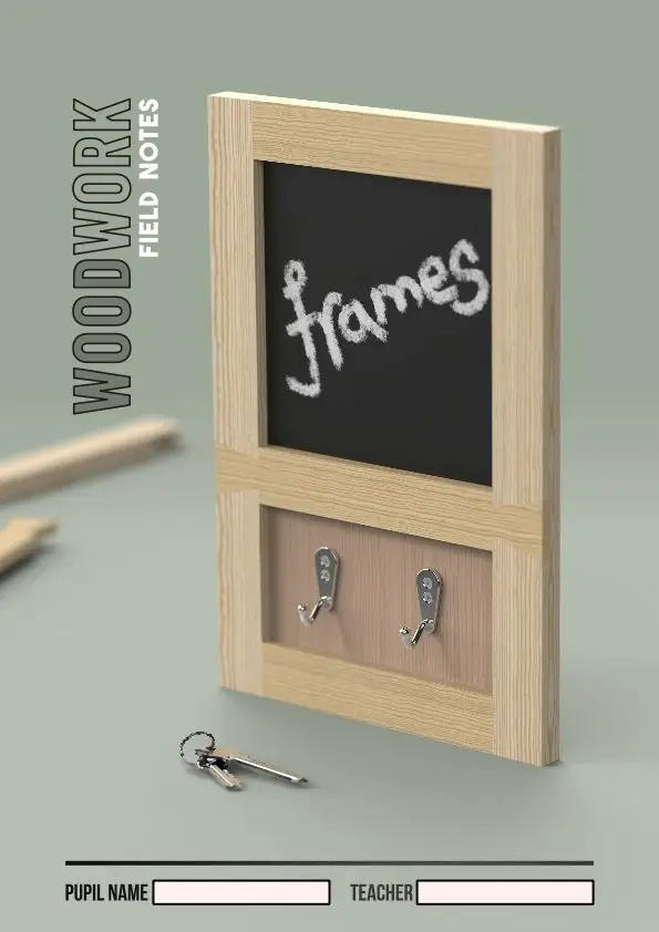 Preview of the N5 Woodwork frames course notes sheet