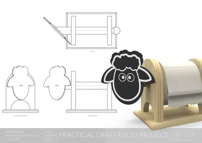 Preview of the N5 Woodwork project sheep sheet