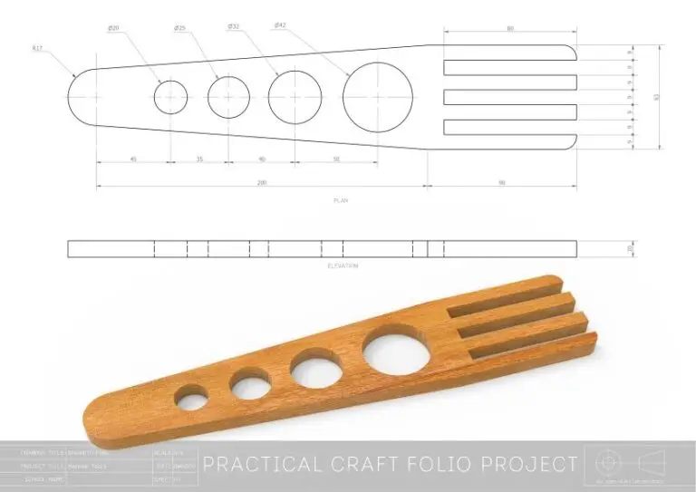 Preview of the N5 Woodwork project spatula sheet