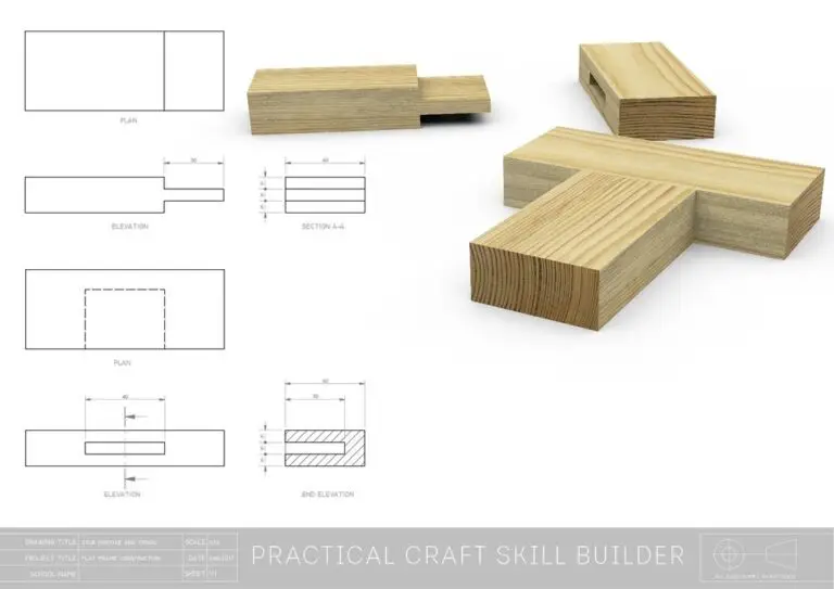 Preview of the N5 Woodwork skill stub mortise tenon sheet